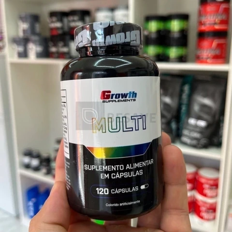 Multivitamínico Growth Supplements em cápsula Sem sabor x 100g de 120 un