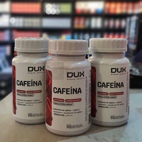 Cafeína Dux Nutrition em cápsula Sem sabor x 100g de 90 un