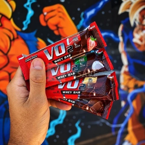 Suplemento Vo2 Whey Bar Chocolate 12 Unidades Integralmédica Chocolate