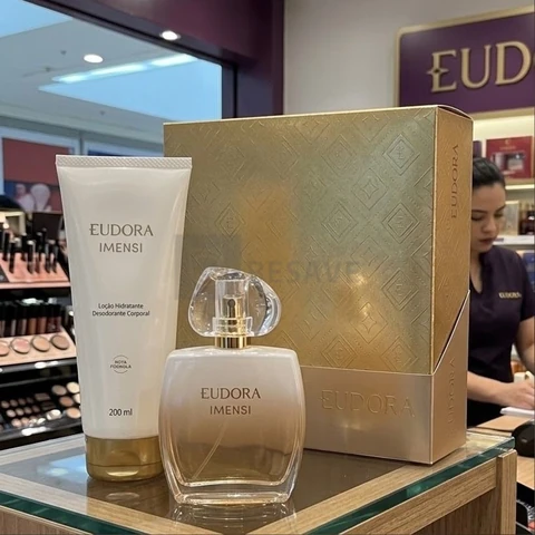 Eudora Imensi Colônia 100ml + Hidratante 200ml Kit Perfume