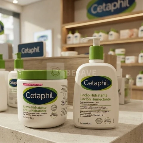 Kit Cetaphil: 1 Creme Hidratante Neutra 453g + 1 Loção Hidratante Neutra 473ml