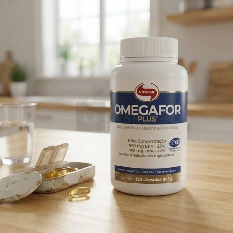 Omegafor Plus 120 Cápsulas Ômega 3 Vitafor