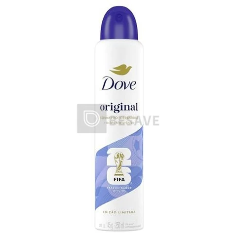 Dove Desodorante Antitranspirante Aerossol Original 250 ML, Leve Mais e Pague Menos