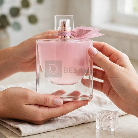Perfume Feminino Floral Almiscarado com Baunilha Glaceada, Almíscar Branco e Jasmim Solar, Alta Fixação e Fragrância de Longa Duração, La Vie est Belle Vanille Nude Lancôme, 100ml