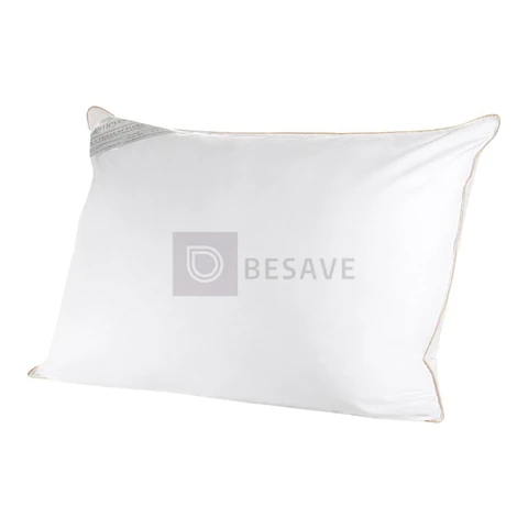Buddemeyer Travesseiro 50x70cm, Toque de Pluma Algodão Branco
