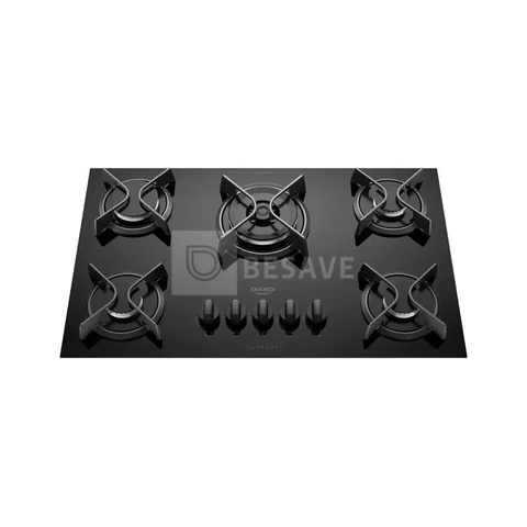 Cooktop 5 Bocas Dako Supreme Com Tripla Chama Preto Bivolt Preto