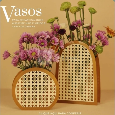 Vasos Decorativos Para Flores Naturais e Artificiais Minimalista em Acrílico – Artesanal & Exclusivo