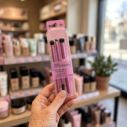 Real Techniques Pincel para Sombra e Pincel para Aplicação de Cores, Roxo