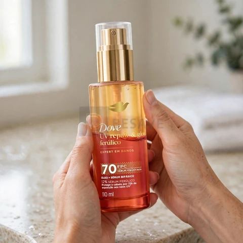 Dove Óleo e Sérum Bifásico UV Repair & Glow + Ferúlico 110ml