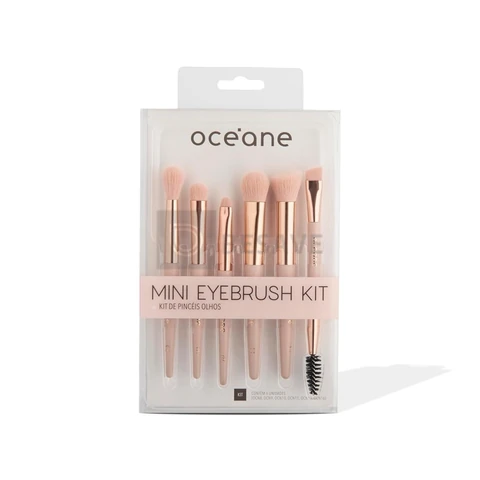 Pincéis para Olhos Océane, Mini, Kit com 6 Unidades