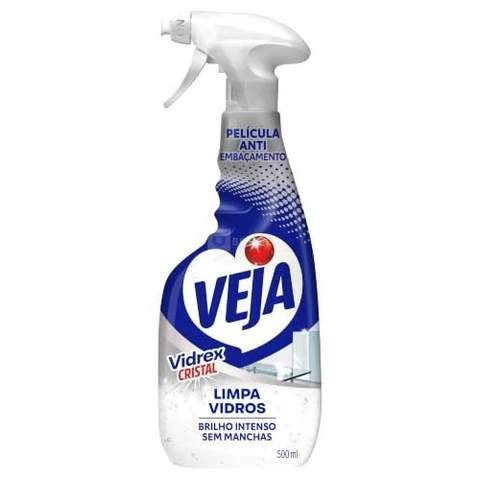 Limpa Vidros Spray Veja Vidrex Cristal 500ml