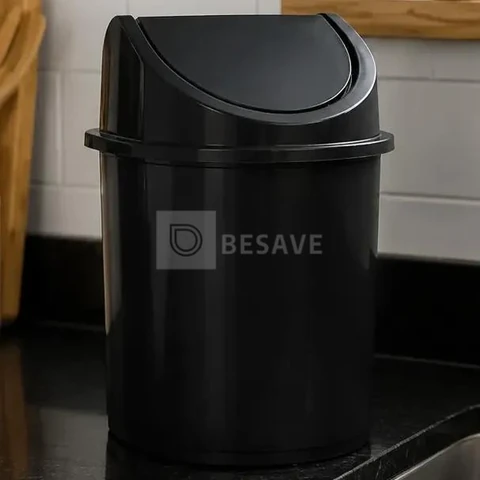Lixeira Basculante 12 Litros Escritorio Chão Pia Cozinha