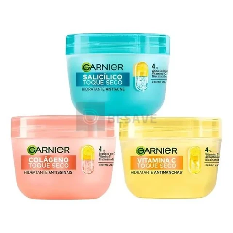 Kit Garnier 3 Hidratantes Antiacne +antimanchas+ Antissinais