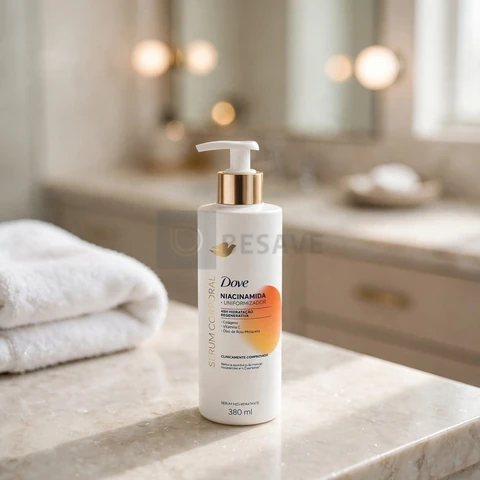 Sérum Hidratante Corporal Para Pele com Tom Irregular 48h de Hidratação Regenerativa Dove Dermo Renovador Niacinamida Redutor de Marcas Escurecidas Clinicamente Comprovado 380mL