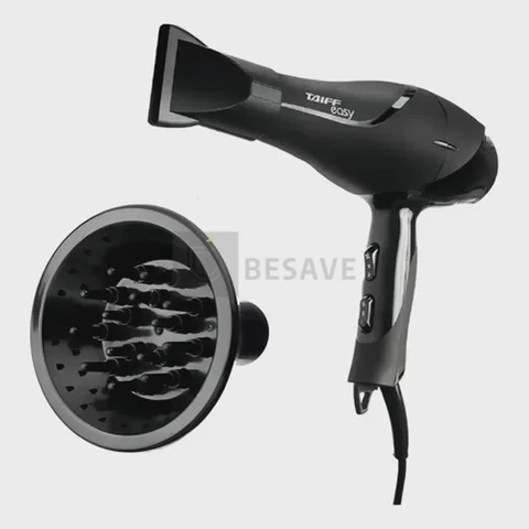 Secador De Cabelo Taiff Easy 1700w 2 Temp Com Difusor Cachos