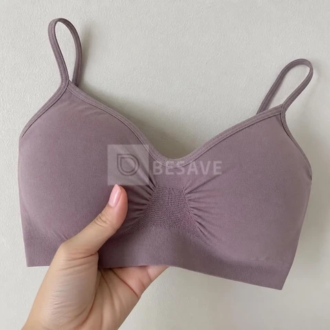 Sutiã Lupo Original Sem Costura Alça Fina Macia Confortável