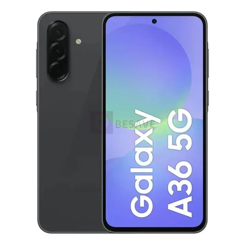 Smartphone Samsung Galaxy A36 5g 128gb 6gb Ram Câmera Tripla De Até 50mp Selfie De 12mp Ip67 Super Amoled 6.7'' Nfc Recursos Ai Android E Segurança Snapdragon - Preto