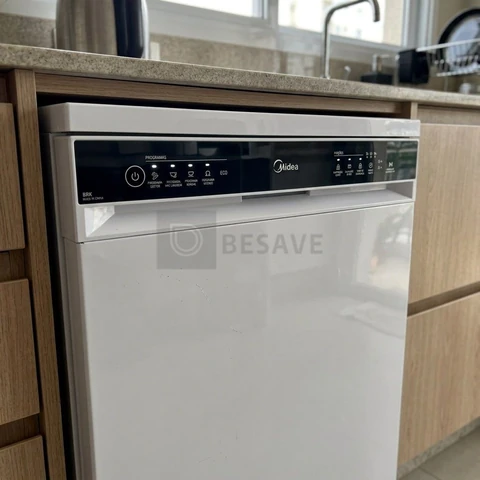 Lava Louças 8 Serviços Branco Touch Plus Midea