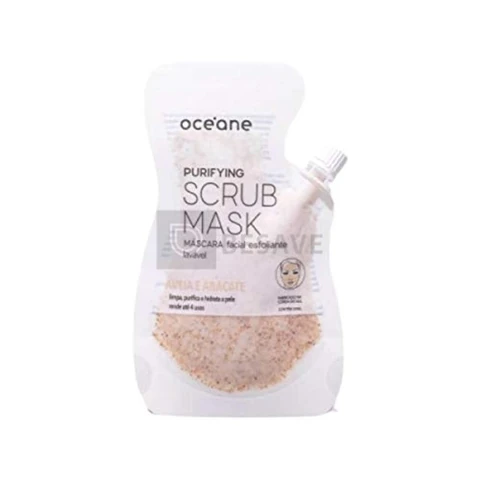 Océane Máscara Facial Esfoliante de Aveia e Abacate - Purifying Scrub Mask 35ml