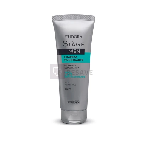 EUDORA SIÀGE SHAMPOO LIMPEZA PURIFICANTE MEN 250ML