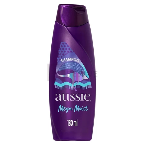 Aussie Shampoo Mega Moist com Óleo de Jojoba 180 ml
