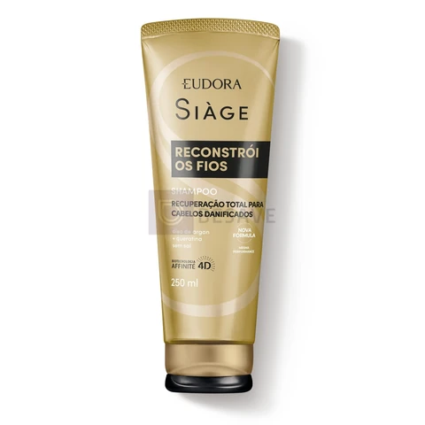 Shampoo Reconstrutor de Fios Siàge, V3, 250ml