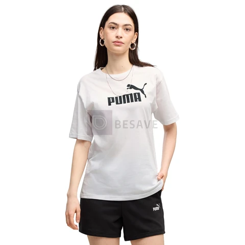 Camiseta Puma Essentials No. 1 Logo Relaxed Feminina