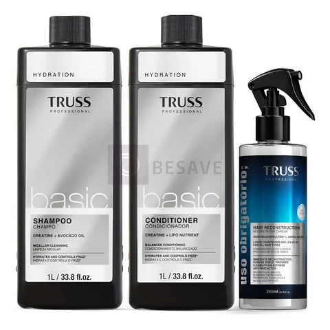 Kit Truss Basic Uso Obrigatório Salon (3 Produtos)