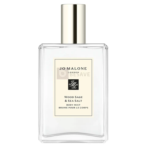 Jo Malone Névoa corporal feminina de sálvia de madeira e sal marinho, 100 ml