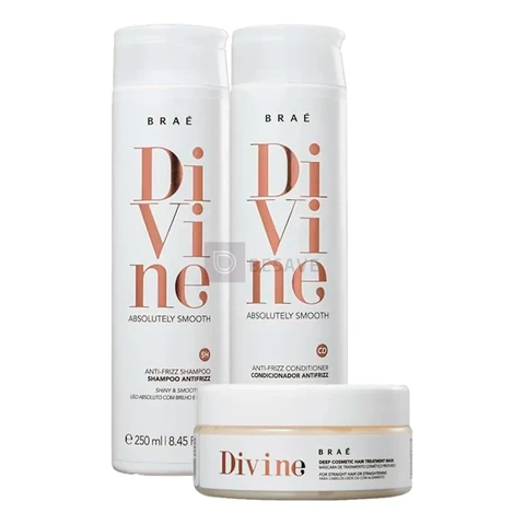 Braé Kit Divine Shampoo + Condicionador + Máscara