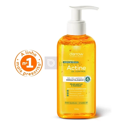 Gel de Limpeza Facial Darrow Actine Oil Control Refil 140g