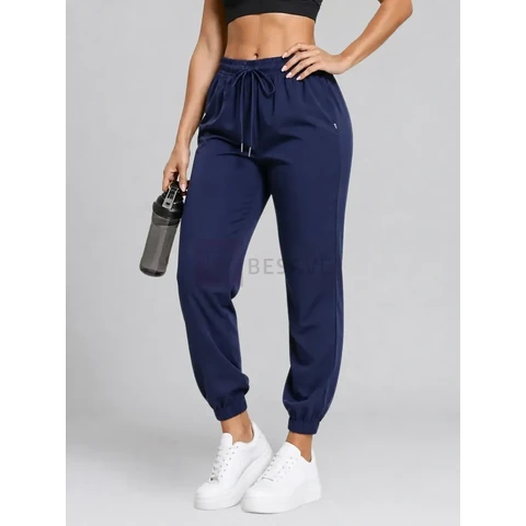Calça Jogger Tactel Soltinha Moda Fitness Joggings Esportiva