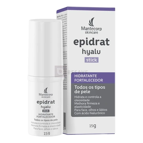 Hidratante Facial Em Bastão Skincare Epidrat Hyalu Stick 15g Mantecorp