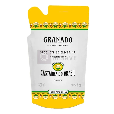 Granado Refil Sabonete Terrapeutics, Castanha Do Brasil, 300ml
