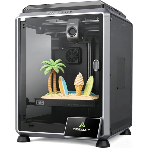 Impressora 3D Creality K1C, nivelamento automático de velocidade rápida de 600 mm/s, impressoras 3D com câmera AI para impressão a 300 °C, impressão 3D em fibra de carbono 220 * 220 * 250 mm