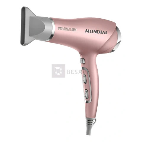 Secador De Cabelos Mondial Golden Rose 2200W SC-32-BI