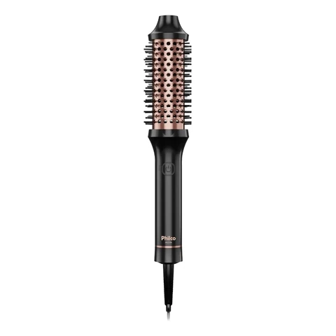 Escova modeladora philco pec17a Revestimento cerâmica bivolt Preto