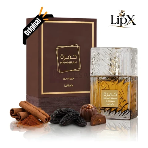 Perfume Arabe Khamrah Qahwa Unissex 100ML Com Nf
