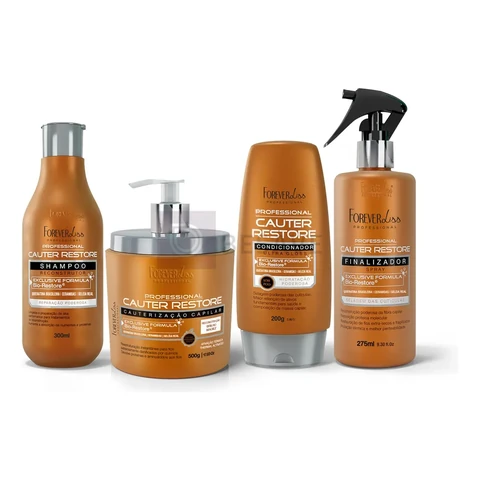 Kit Completo Cauterização Capilar Forever Liss