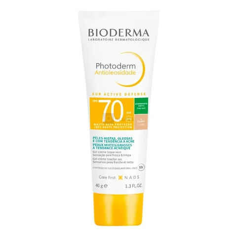 Protetor Solar Photoderm Antioleosidade Fps70 2.0 Claro 40g Bioderma