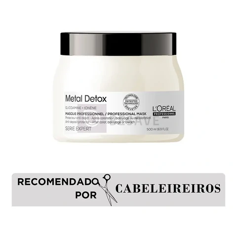 Máscara Capilar L'oréal Professionnel Metal Detox 500ml