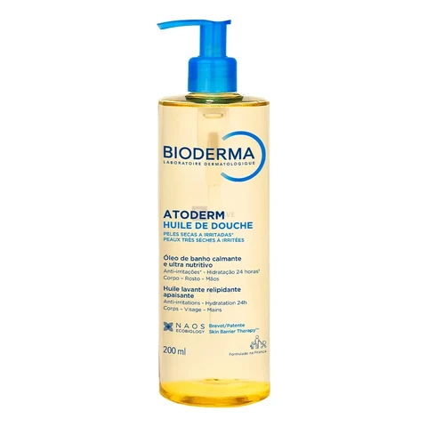 Bioderma Atoderm Óleo De Banho Higiene Hidratante Diária 200ml