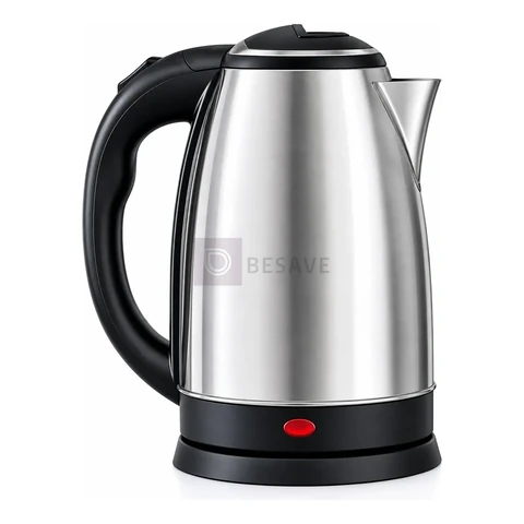 Chaleira Elétrica Inox 1,8l 1000w Aquecimento Super Rápido
