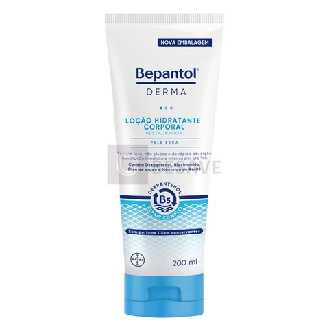 Bepantol Derma Hidratante Corporal Restaurador, Loção para Pele Seca 200ml