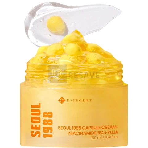 Creme Facial em Cápsulas K-SECRET Seul 1988, 5% de Niacinamida