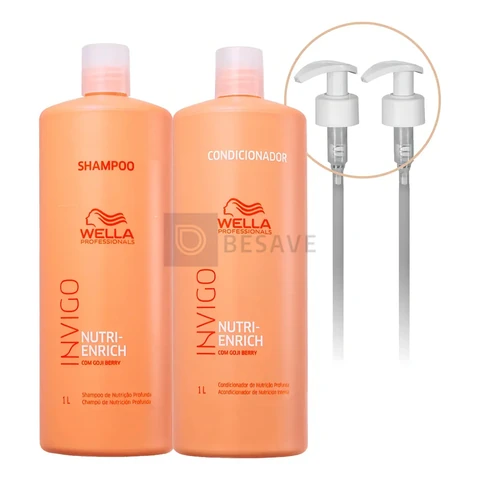 Kit Wella Invigo Nutri Enrich Shampoo E Condicionador 2 L [original]
