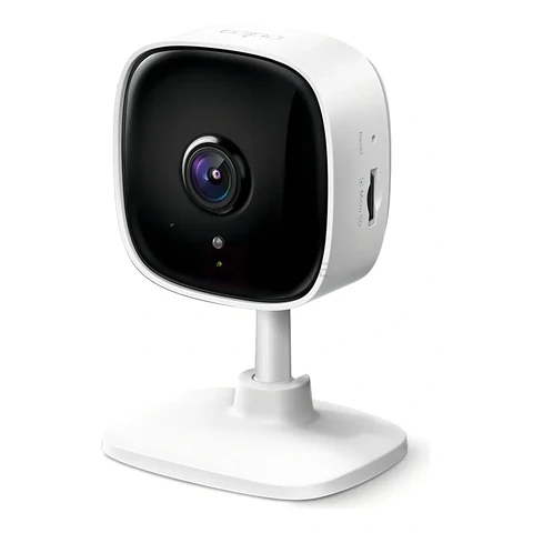 TP-Link Tapo C100 Câmera de Segurança Wi-Fi Interna Full HD 1080p, Visão Noturna até 9 m, Detecção de Movimento, Áudio Bidirecional, Alarme, ONVIF, Alexa e MicroSD até 512 GB