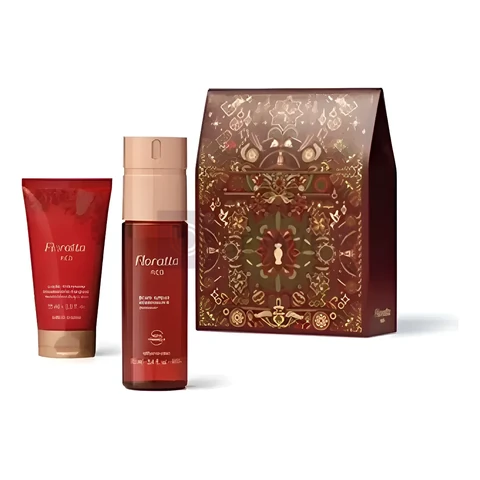 Kit Presente Floratta Red Spray + Hidratante Natal 2026