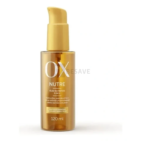 Óleo Nutritivo 3 Em 1 Ox Nutre 120ml