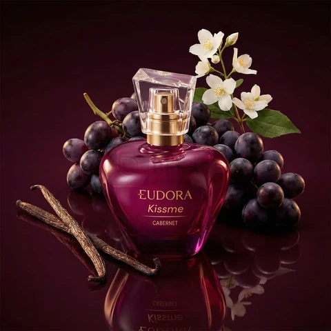 Eudora Kiss Me Cabernet Deo Colônia Feminino 50ml